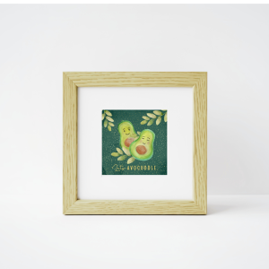 Sweet Notes Kartica "Avocado Love" v okvirju